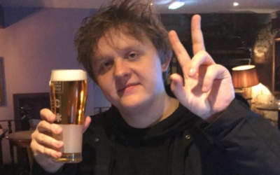 Lewis Capaldi Spotted with Cold Town Beer